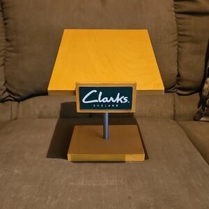 Clarks Wooden Display Stand 1980s